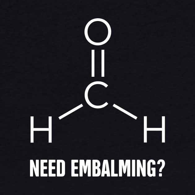 Need Embalming? Formaldehyde Molecule by MeatMan